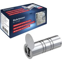 Basi - Rohrtresor - rt 101-MS - Aluminium - Verschluss aus Edelstahl - mit Maueranker & Schutzklappe von Basi