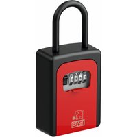 Basi - Schlüsselsafe - ssz 200B - Schwarz-Rot - mit Zahlenschloss - Aluminium von Basi