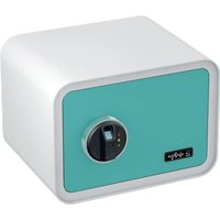 MySafe - Elektronik-Möbel-Tresor - mySafe 350 - Fingerprint - Blau-Weiß - Basi von Basi