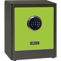 MySafe Premium - Elektronik-Möbel-Tresor - 350 - Code & Fingerprint - Grün-Grau - Basi von Basi