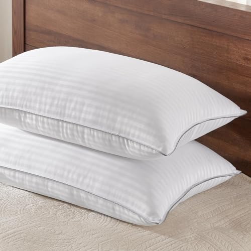 Basic Beyond Standard-Kissen 2er Set - Daunen-Alternative Kissen zum Schlafen, weiches 50,8 x 66 cm Kopfkissen Standardgröße 2er Set für Rücken-, Bauch- oder Seitenschläfer Basic Beyond Standard-Kissen 2er Set - Daunen-Alternative Kissen zum Schlafen, weiches 50,8 x 66 cm Kopfkissen Standardgröße 2er Set für Rücken-, Bauch- oder Seitenschläfer von Basic Beyond