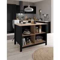 BASIC by Balculina Kücheninsel "Sugar Kücheninsel, Kücheninsel BxHxT 124x90x75" Breite 124 cm, Melaminbeschichtung, 4 offene Fächer BASIC by Balculina Kücheninsel "Sugar Kücheninsel, Kücheninsel BxHxT 124x90x75" Breite 124 cm, Melaminbeschichtung, 4 offene Fächer von Basic By Balculina