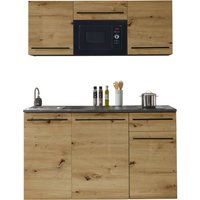 BASIC by Balculina Küchenzeile "Jazz Singleküche", Breite 160 cm, mit und ohne Geräte lieferbar von Basic By Balculina