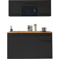 BASIC by Balculina Küchenzeile "Jazz Singleküche", Breite 160 cm, mit und ohne Geräte lieferbar von Basic By Balculina