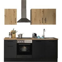 BASIC by Balculina Küchenzeile "Turin", Breite 210 cm, wahlweise mit E-Geräten von Basic By Balculina