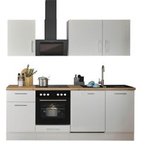 BASIC by Balculina Küchenzeile "Turin", Breite 220 cm, wahlweise mit E-Geräten von Basic By Balculina