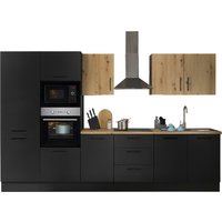BASIC by Balculina Küchenzeile "Turin", Breite 330 cm, wahlweise mit E-Geräten von Basic By Balculina