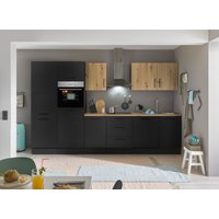 BASIC by Balculina Küchenzeile "Turin", Breite 340 cm, wahlweise mit E-Geräten von Basic By Balculina