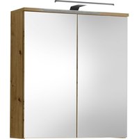 BASIC by Balculina Spiegelschrank "Spice, Badezimmerschrank BxTxH 60x67x20 cm" 1 Stk. tlg. Breite 60 cm, LED-Beleuchtung von Basic By Balculina