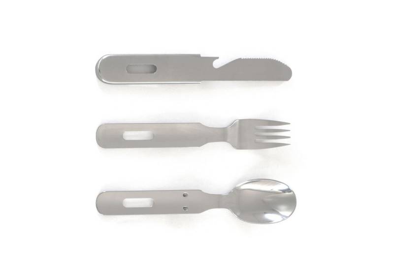BasicNature Besteck-Set BasicNature 'Biwak Trekking' Besteck, Edelstahl von BasicNature