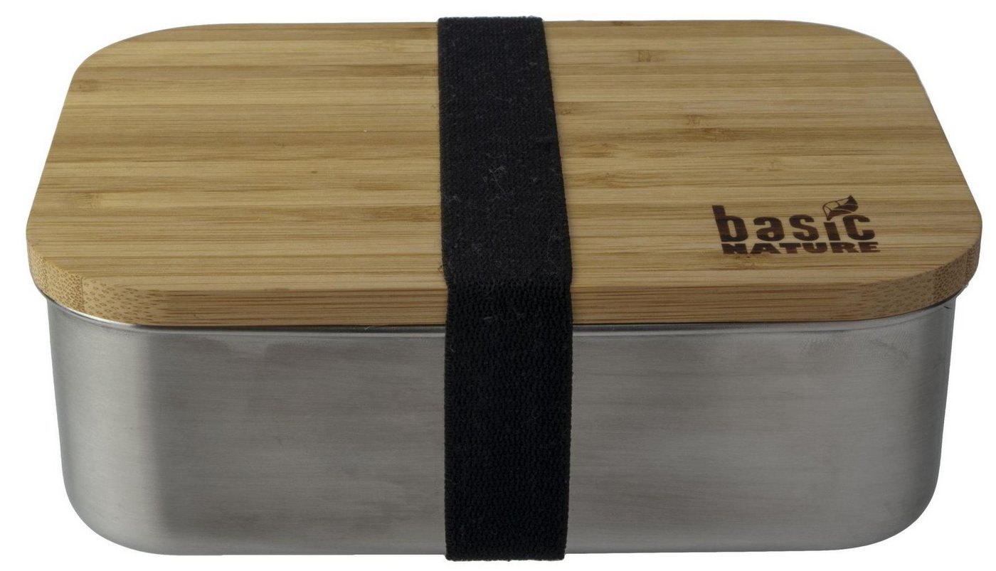 Basic Nature Lunchbox BasicNature Lunchbox Bamboo Edelstahl 1,2L von Basic Nature