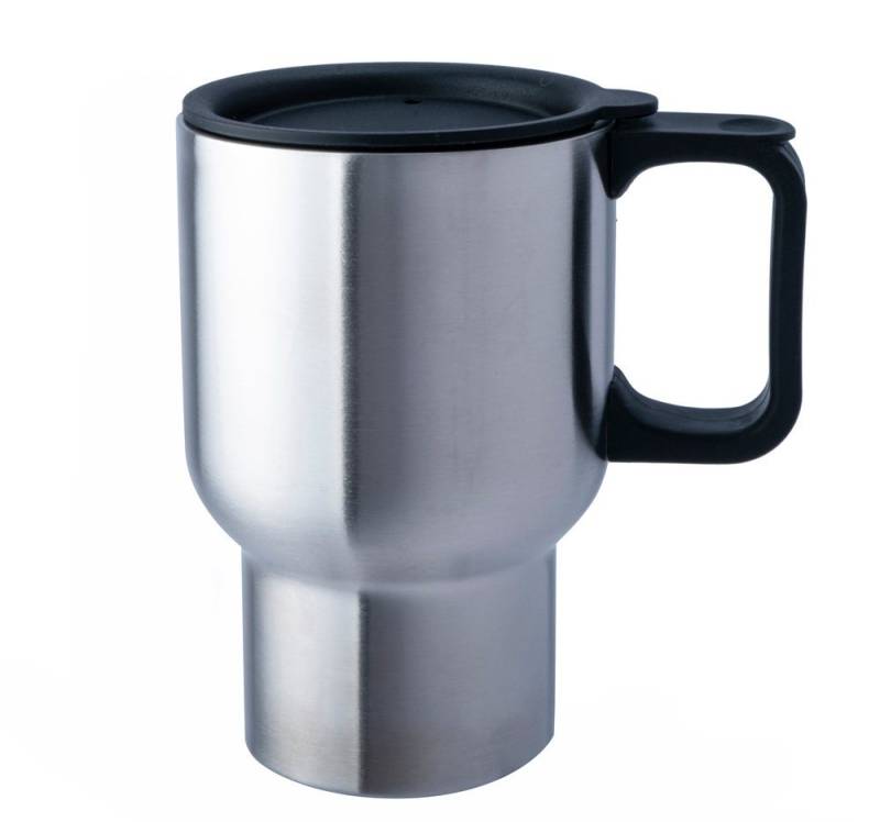 BasicNature Thermobecher BasicNature Edelstahl Thermobecher 'Auto' - 0,45 L, BasicNature Edelstahl Thermobecher 'Auto' - 0,45 L von BasicNature