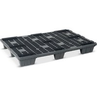 Kunststoff-Palette BASIC, Tragkraft 2.500 kg von Basic