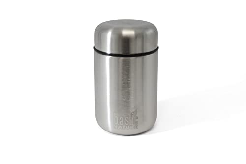 BasicNature Thermobehälter-562022 Isolierflasche Edelstahl 0,4 L von BasicNature