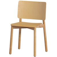 Esstisch Stühle aus Esche und Schichtholz Skandi Design (2er Set) von Basilicana