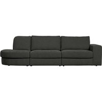 Anthrazit Stoff Sofa mit drei Sitzplätzen 298 cm breit von Basilicana