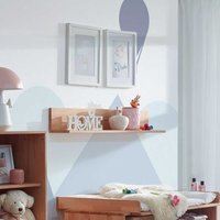 Babyzimmer Regal aus Kernbuche Massivholz 103 cm breit von Basilicana