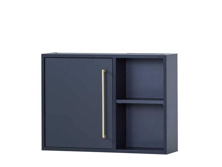 Badezimmerhängeschrank modern in Dunkelblau Goldfarben Badezimmerhängeschrank modern in Dunkelblau Goldfarben von Basilicana