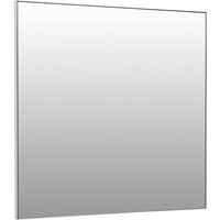 Badspiegel in Silberfarben 70 cm hoch von Basilicana