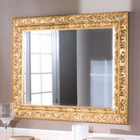 Barock Design Spiegel in Goldfarben 110 cm breit von Basilicana