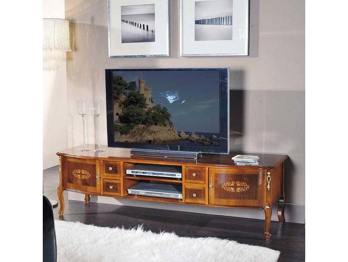 Barock Lowboard Nussbaum furniert 170 cm Barock Lowboard Nussbaum furniert 170 cm von Basilicana