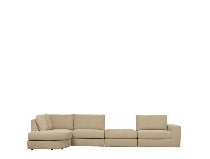 Beige Sofa Kombination mit fünf Sitzplätzen 391 cm breit von Basilicana