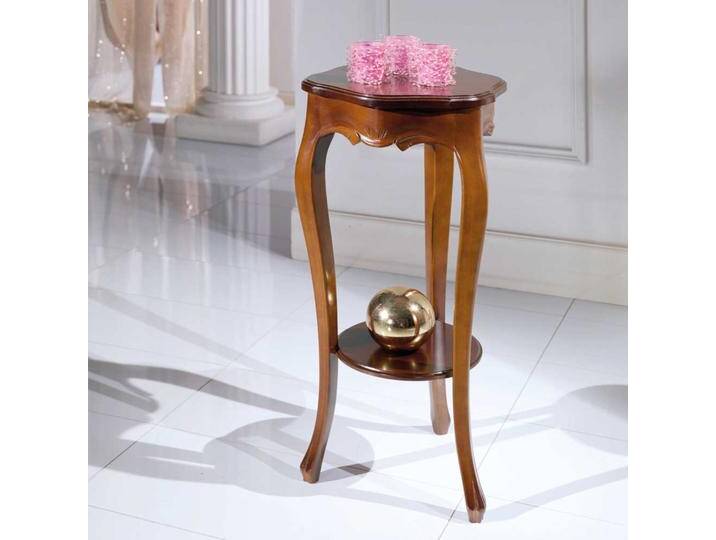 Blumenhocker mit Nussbaum furniert Rund von Basilicana