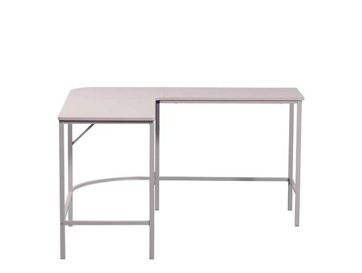 Computertisch Winkelschreibtisch in Hellgrau melaminbeschichtet Computertisch Winkelschreibtisch in Hellgrau melaminbeschichtet von Basilicana