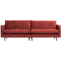 Couch in Kastanienfarben Samt 275 cm breit von Basilicana