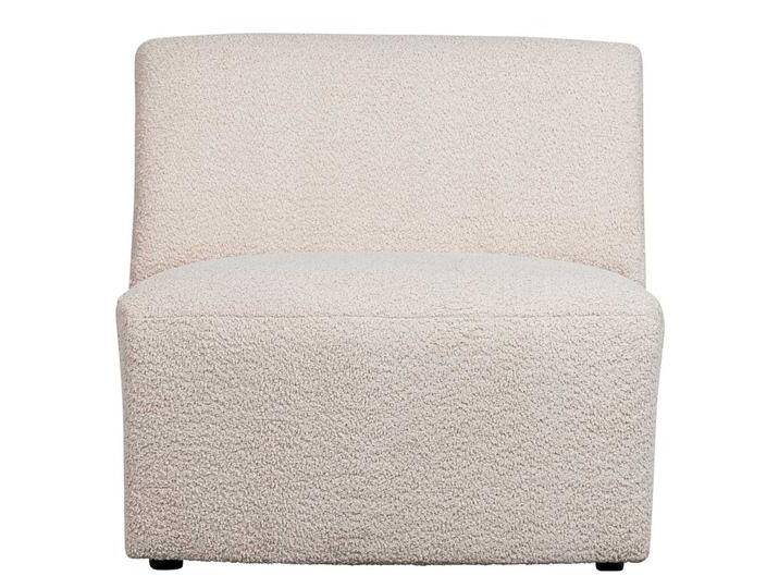 Cremefarbenes Sofa Element aus Boucle Stoff modernem Design von Basilicana