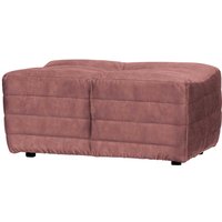 Design Couchhocker in Rosa Samt 95 cm breit von Basilicana