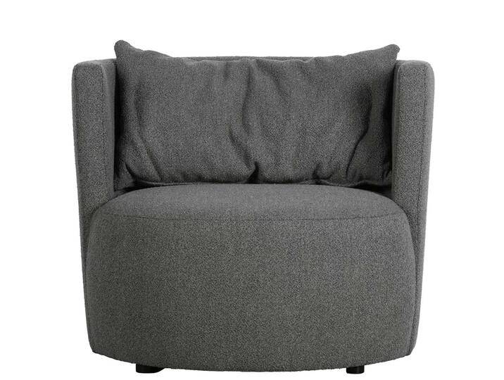 Design Polstersessel in Grau Stoff modern Design Polstersessel in Grau Stoff modern von Basilicana