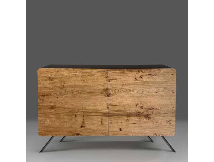Design Sideboard in Eichefarben Schwarz von Basilicana