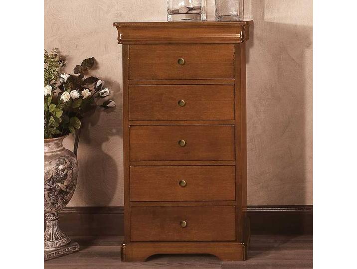 Dielenkommode in Nussbaumfarben 92 cm hoch - 51 cm breit von Basilicana