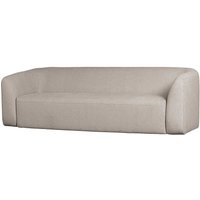 Dreisitzer Couch Off White aus Chenillegewebe Skandi Design von Basilicana