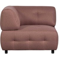 Eckelement Modularcouch in Mauve Webstoff einem Sitzplatz von Basilicana