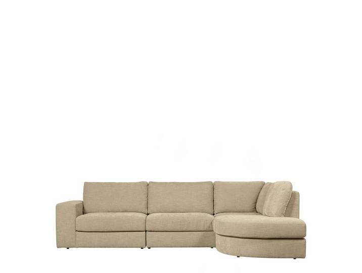 Ecksofa in Beige Stoff in modernem Design 301 cm breit von Basilicana