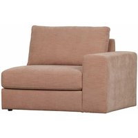 Einsitzer modular Couch in Rosa Webstoff modernes Design von Basilicana