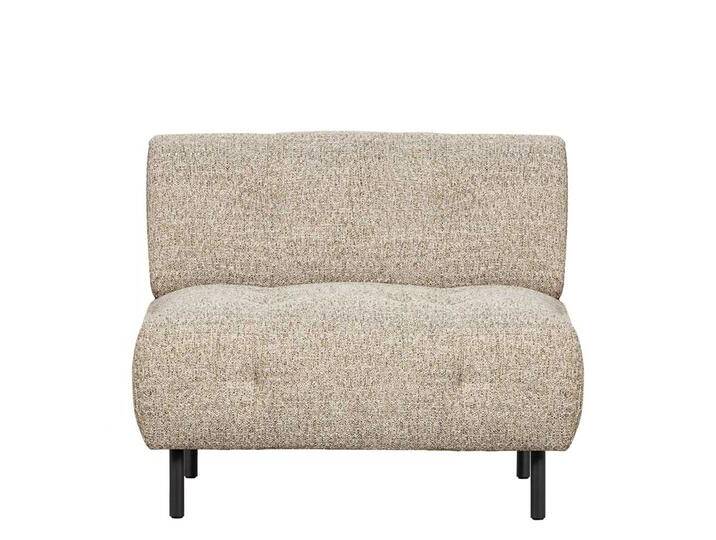 Einzelsessel Beigegrau in modernem Design Strukturstoff und Metall Einzelsessel Beigegrau in modernem Design Strukturstoff und Metall von Basilicana