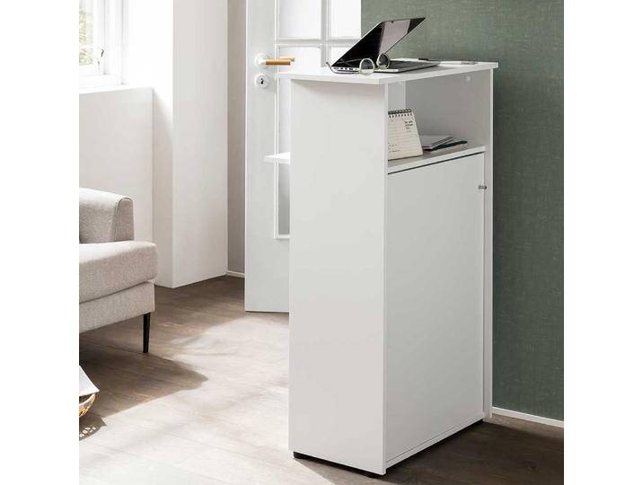 Empfangstresen Tresen in Weiß melaminbeschichtet Empfangstresen Tresen in Weiß melaminbeschichtet von Basilicana