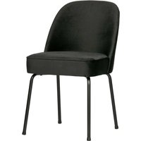 Esstisch Stühle in Schwarz Samt 50 cm Sitzhöhe (2er Set) von Basilicana