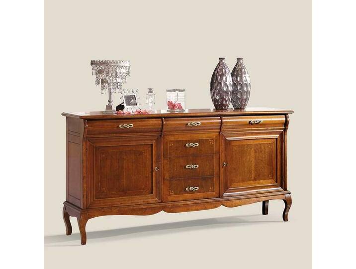 Esszimmersideboard in italienischem Design Nussbaumfarben von Basilicana