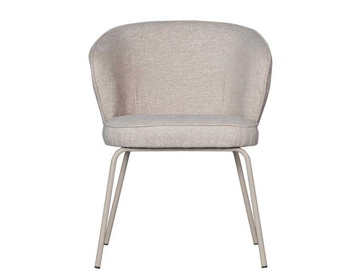 Esszimmerstuhl Stuhl Esszimmer aus Metall und Webstoff (2er Set) von Basilicana
