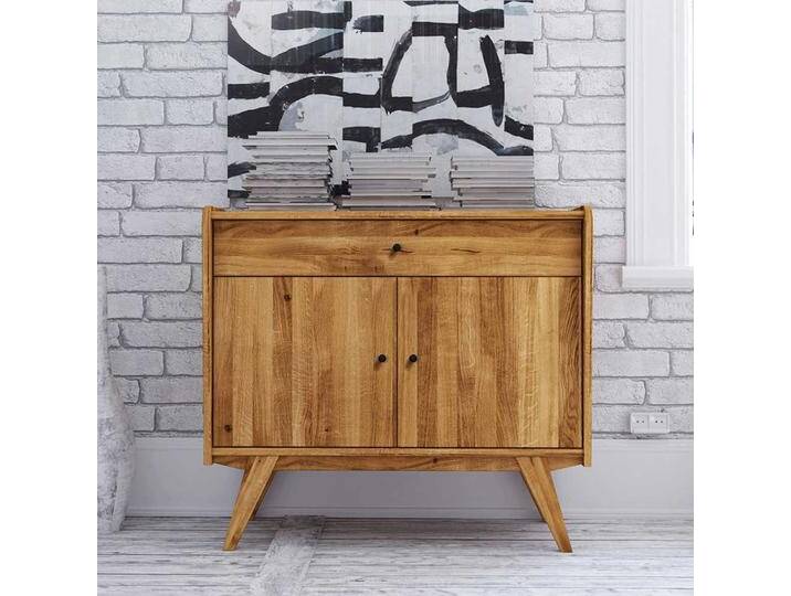 Flurkommode aus Wildeiche Massivholz einer Schublade von Basilicana