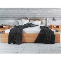 Futonbett aus Kernbuche massiv geölt modern von Basilicana