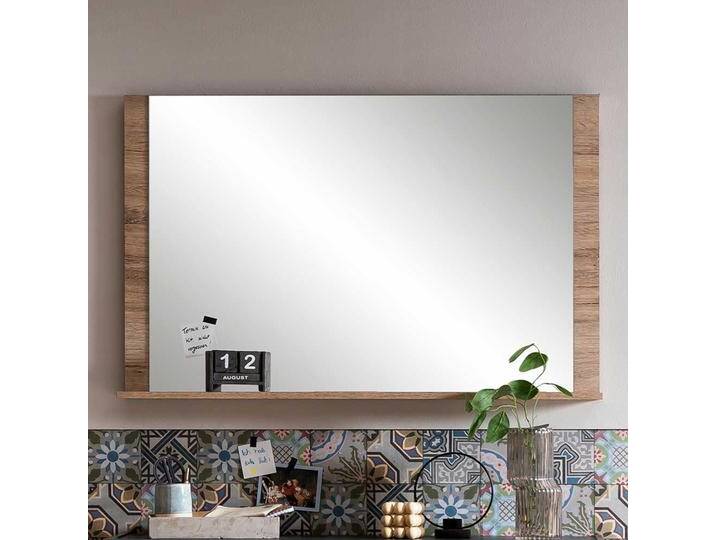 Garderoben Spiegel mit Ablage Wildeichefarben von Basilicana