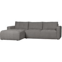 Graue Sofa Eckgarnitur in modernem Design drei Sitzplätzen von Basilicana