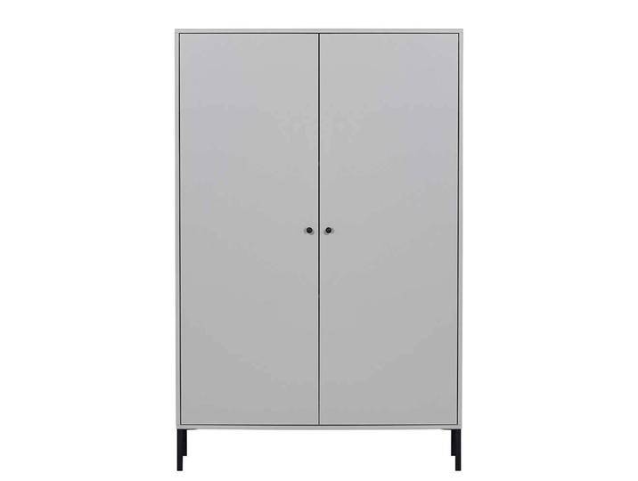 Hellgrauer Wohnzimmerschrank in modernem Design 100 cm breit Hellgrauer Wohnzimmerschrank in modernem Design 100 cm breit von Basilicana