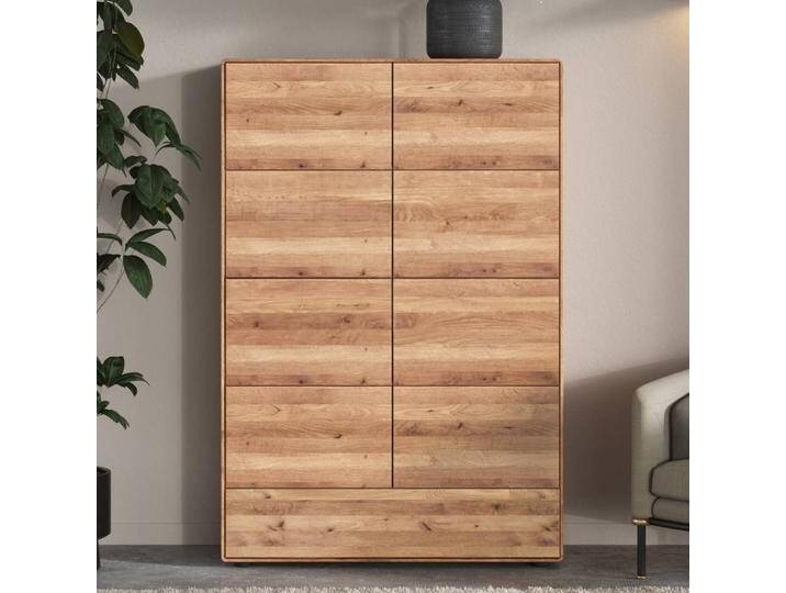 Highboard Wohnzimmerschrank aus Massivholz 2 türig von Basilicana