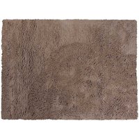 Hochflor Teppich Sand Beige im Skandi Design 240x170 cm von Basilicana